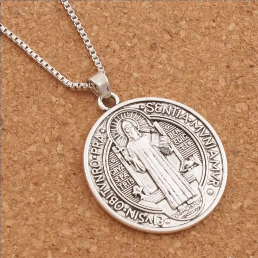 SALES St Benedict pendant Necklace
